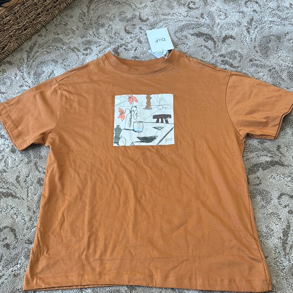Ricky Singh Orange Graphic T-Shirt